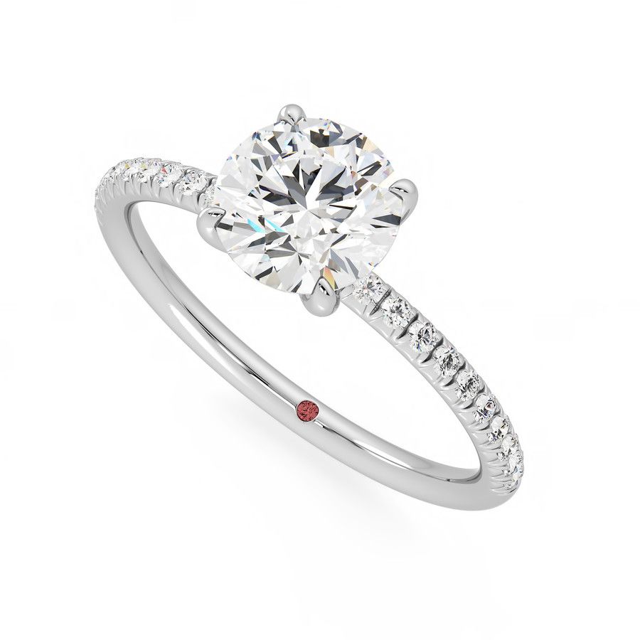 Taylor & Hart Dulcet Round Engagement Ring 0