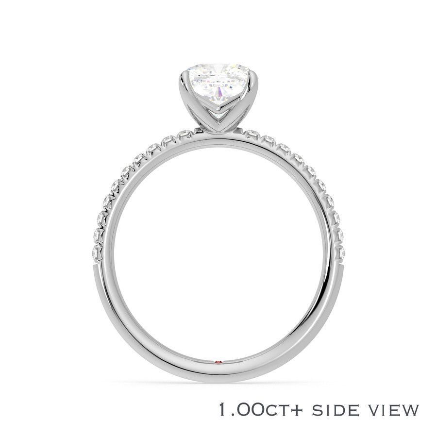 Taylor & Hart Dulcet Cushion Engagement Ring 3