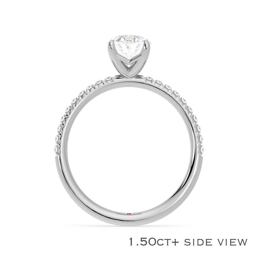 Taylor & Hart Dulcet Oval Engagement Ring 3