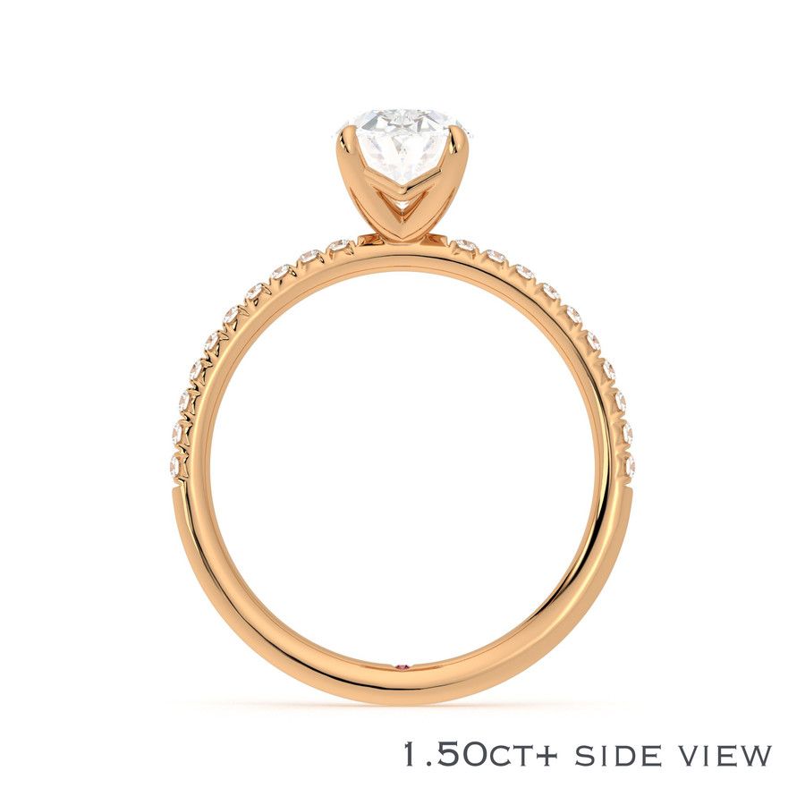 Taylor & Hart Dulcet Oval Engagement Ring 3