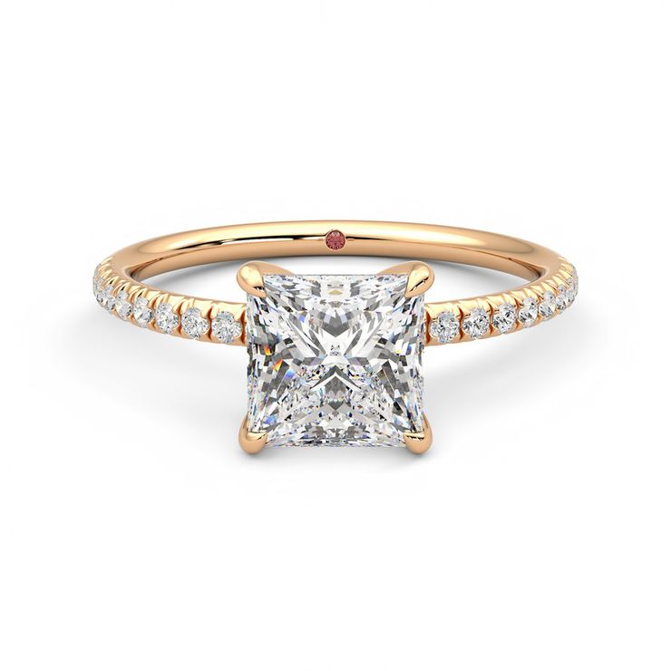 Taylor & Hart Dulcet Princess Engagement Ring 0