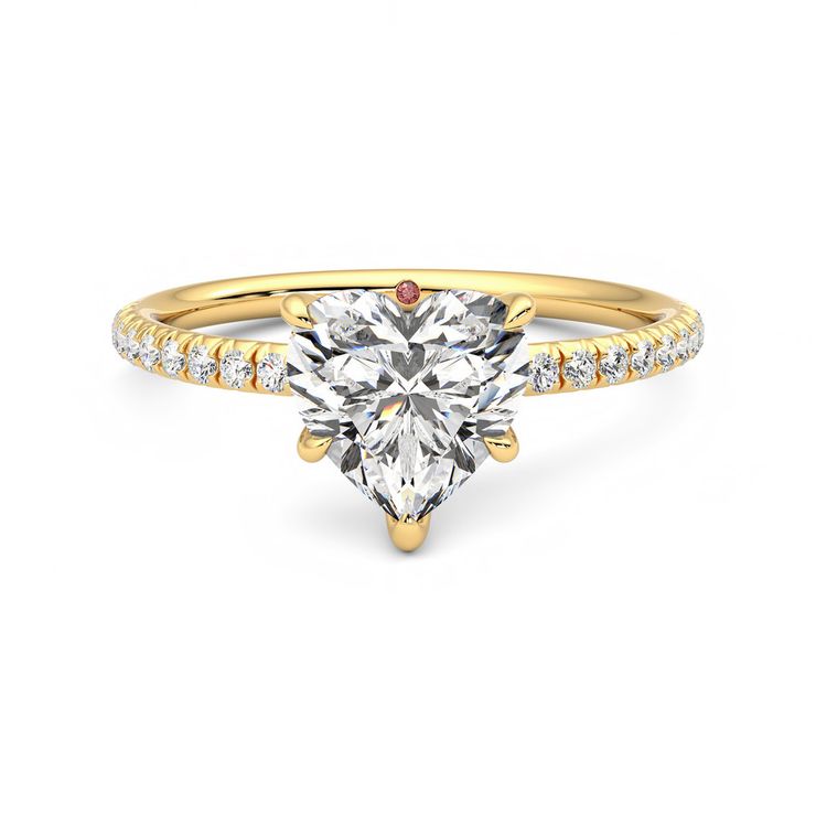 Taylor & Hart Dulcet Heart Engagement Ring 0