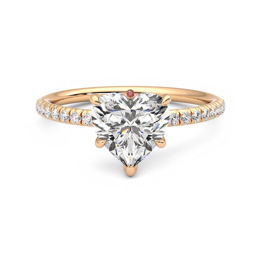 Taylor & Hart Dulcet Heart Engagement Ring 0