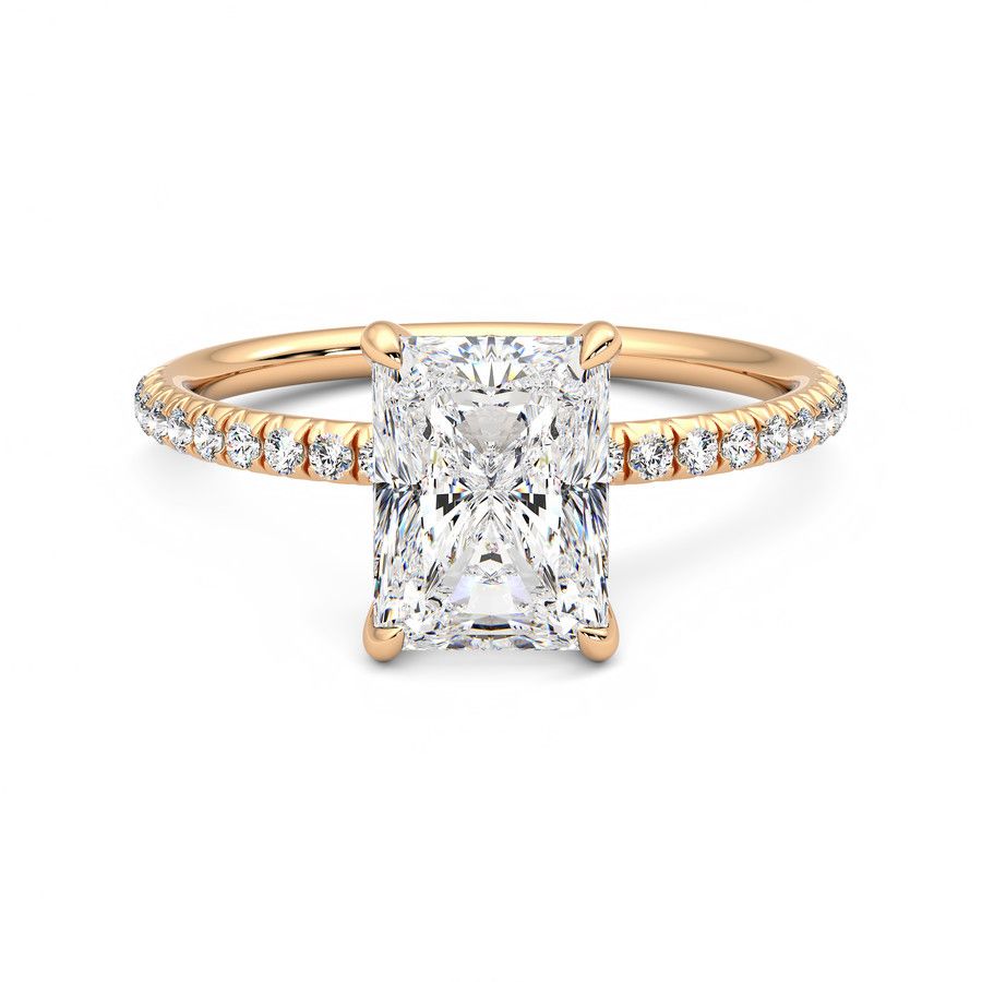 Taylor & Hart Dulcet Radiant Engagement Ring 0