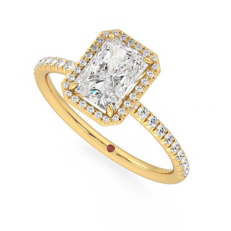 Taylor & Hart Dawn Radiant Engagement Ring 0