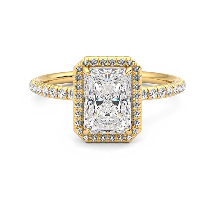 Taylor & Hart Dawn Radiant Engagement Ring 0