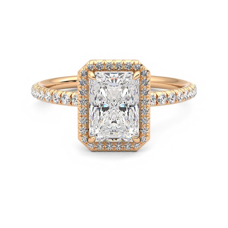 Taylor & Hart Dawn Radiant Engagement Ring 0