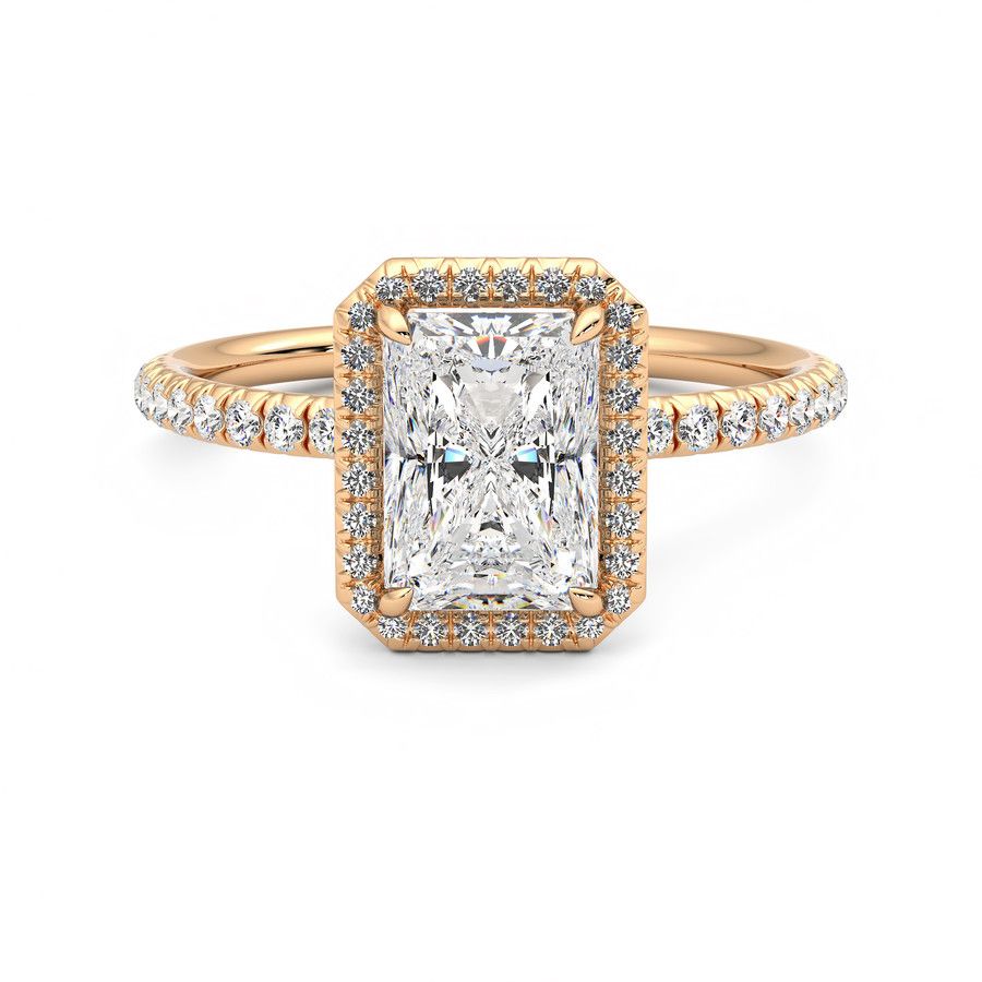 Taylor & Hart Dawn Radiant Engagement Ring 0