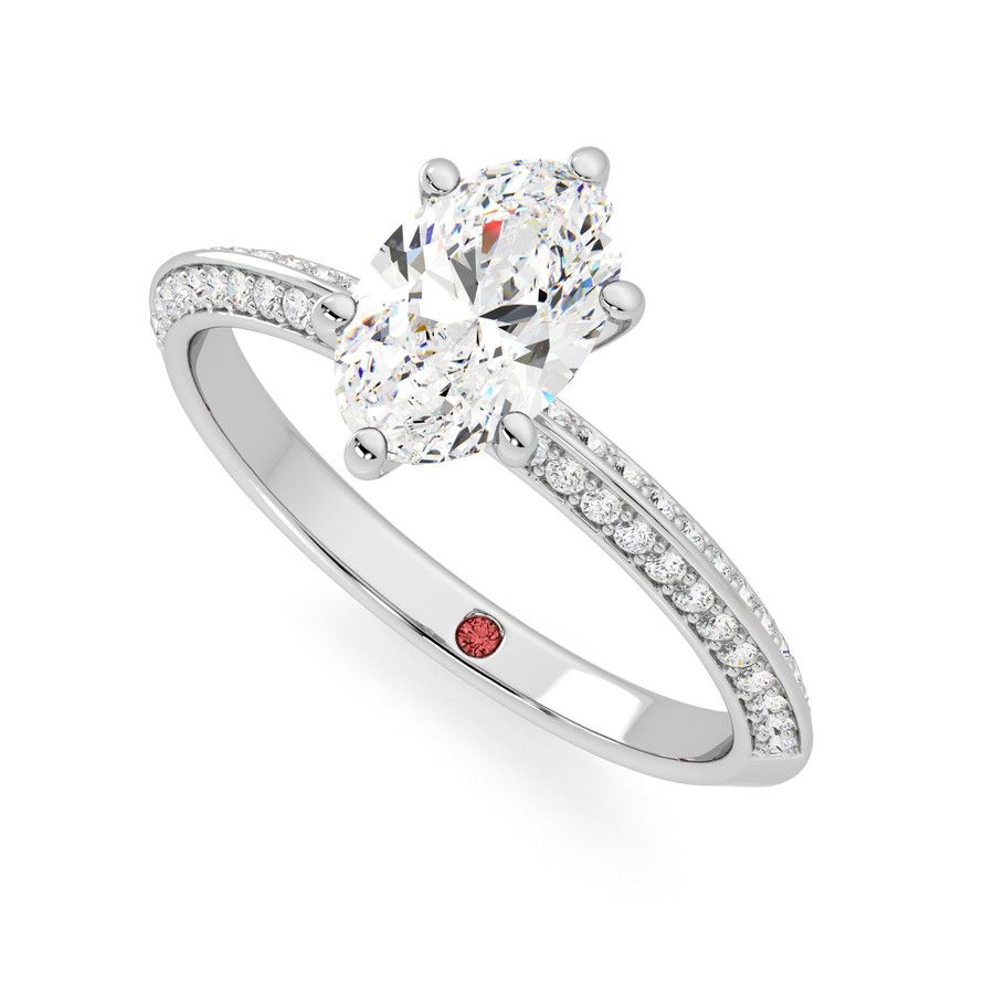 Taylor & Hart Sonder Oval Engagement Ring 0