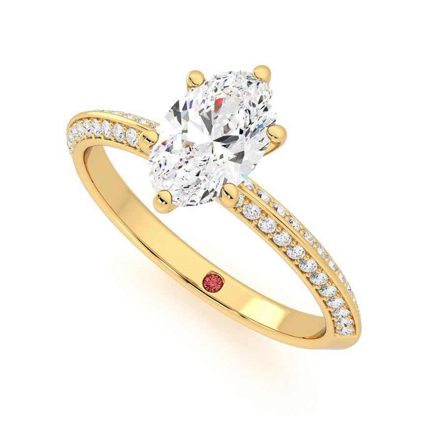 Taylor & Hart Sonder Oval Engagement Ring 0