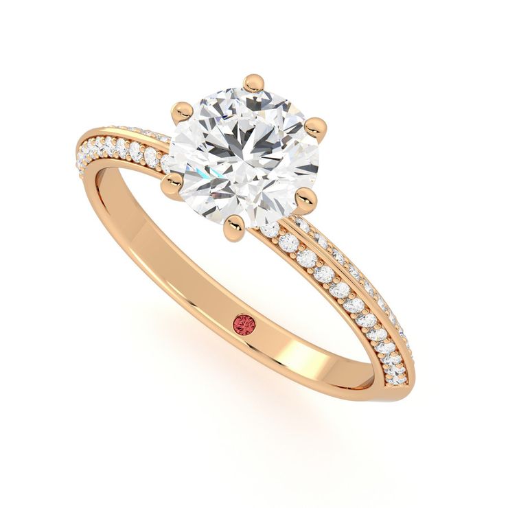 Taylor & Hart Sonder Round Engagement Ring 0