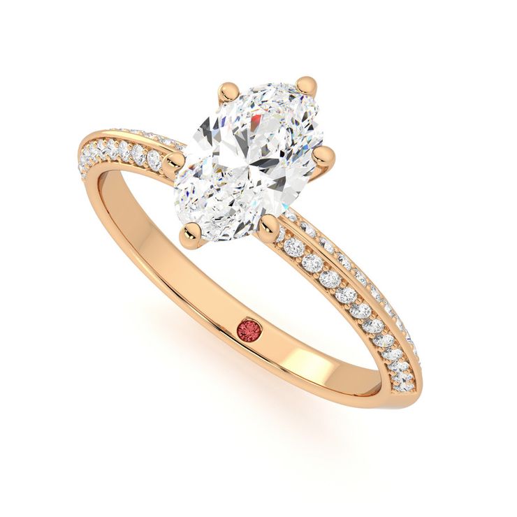 Taylor & Hart Sonder Oval Engagement Ring 0