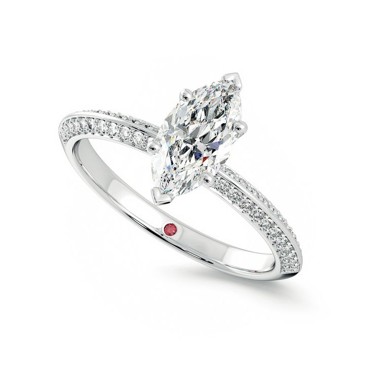 Taylor & Hart Sonder Marquise Engagement Ring 0