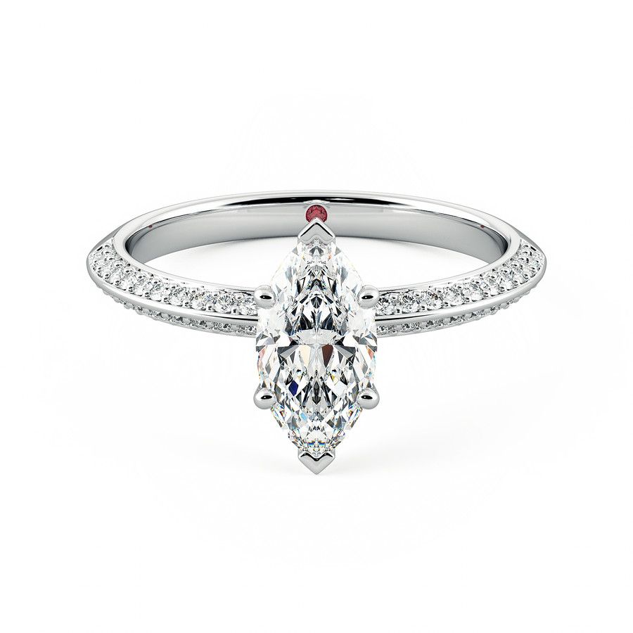 Taylor & Hart Sonder Marquise Engagement Ring 2