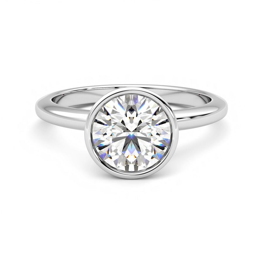 Taylor & Hart Purity Round Engagement Ring 2