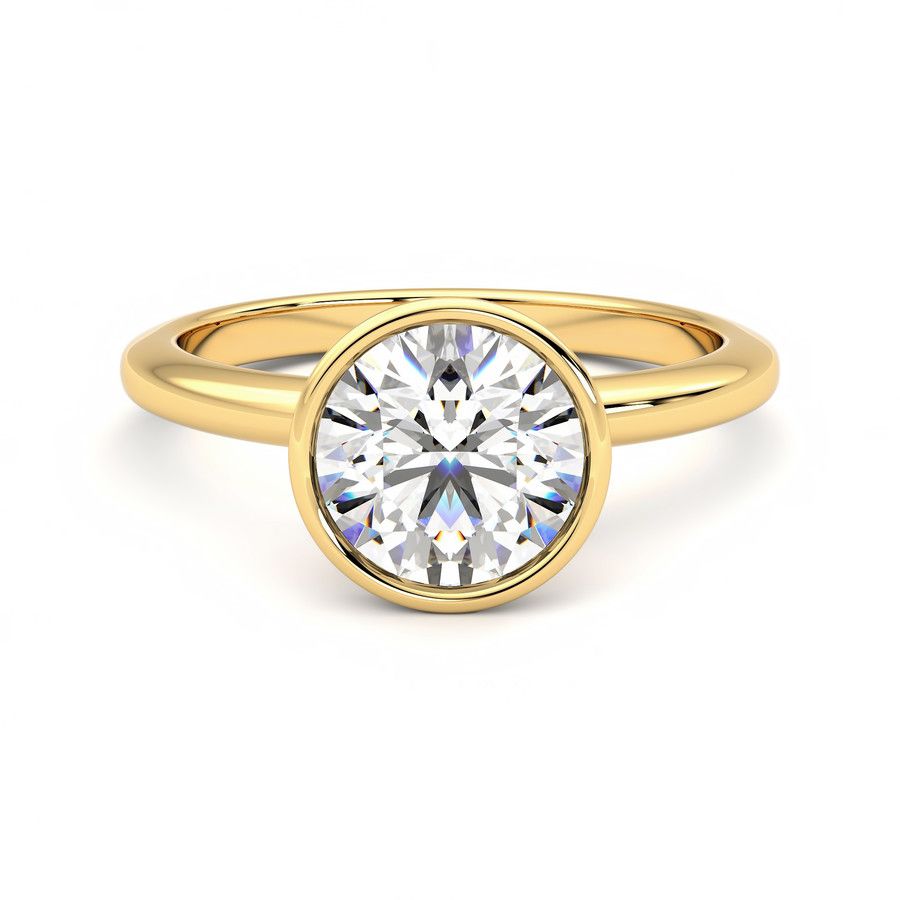 Taylor & Hart Purity Round Engagement Ring 2