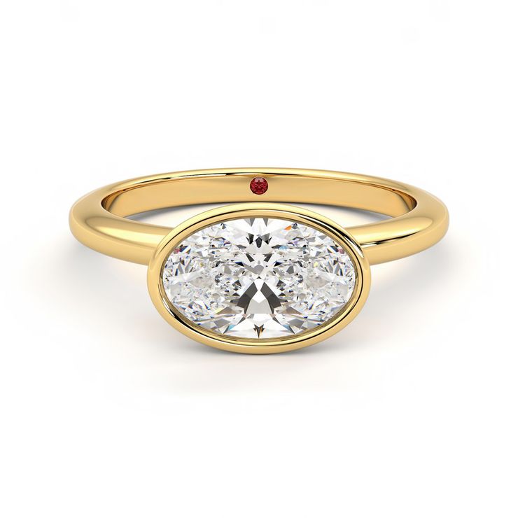 Taylor & Hart Purity Oval Engagement Ring 0