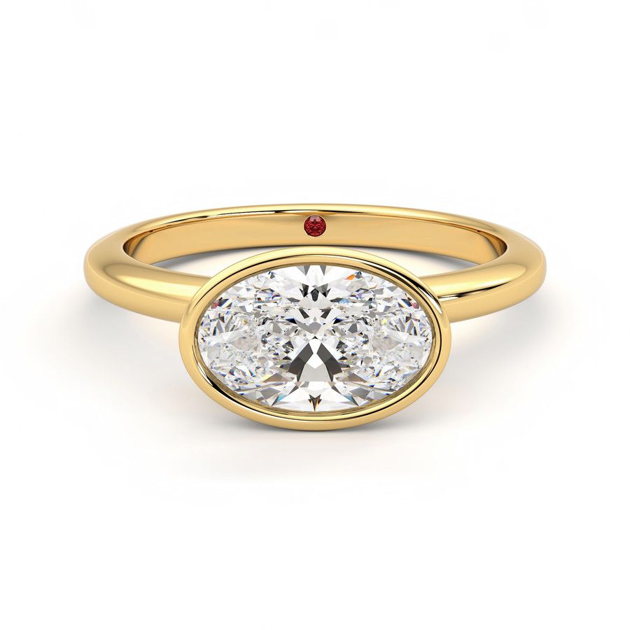 Taylor & Hart Purity Oval Engagement Ring 2