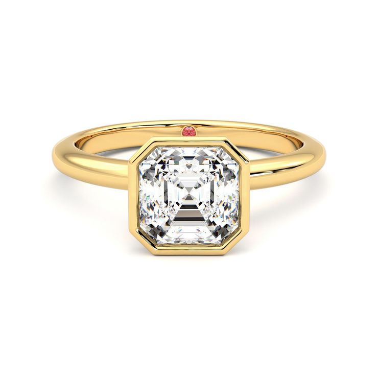 Taylor & Hart Purity Asscher Engagement Ring 0