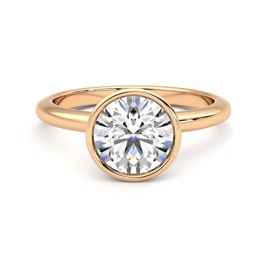 Taylor & Hart Purity Round Engagement Ring 2