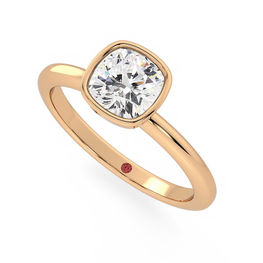 Taylor & Hart Purity Cushion Engagement Ring 0