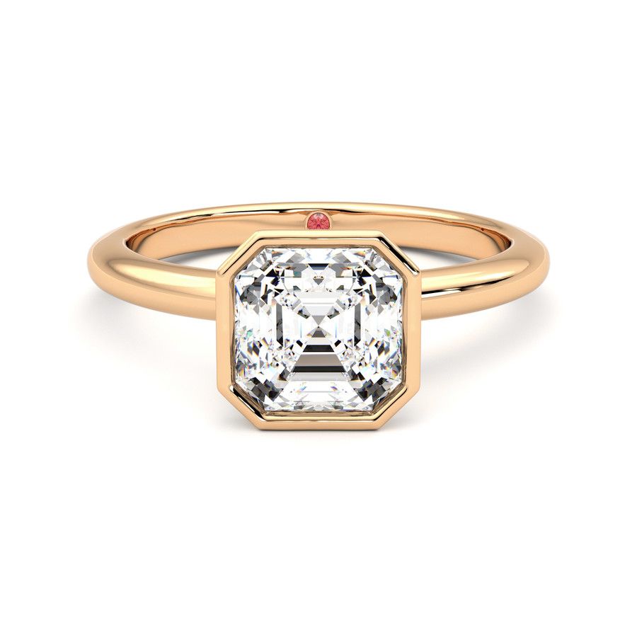 Taylor & Hart Purity Asscher Engagement Ring 2