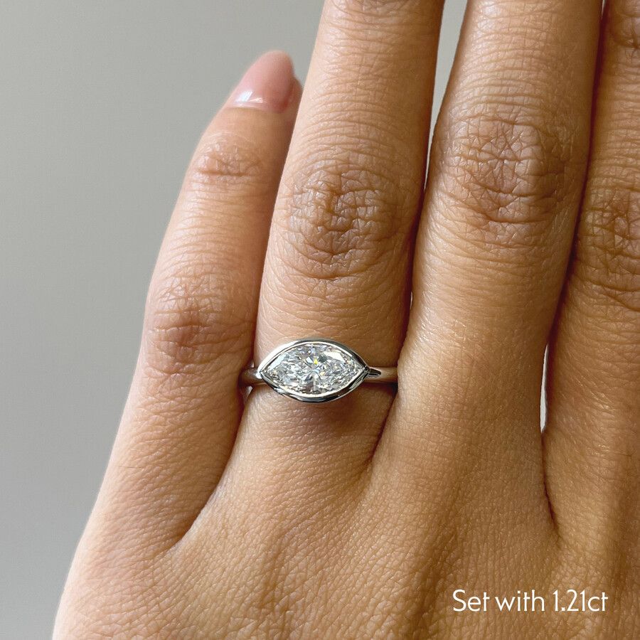 Taylor & Hart Purity Marquise Engagement Ring 2