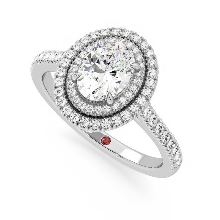 Taylor & Hart Celestial Oval Engagement Ring 0