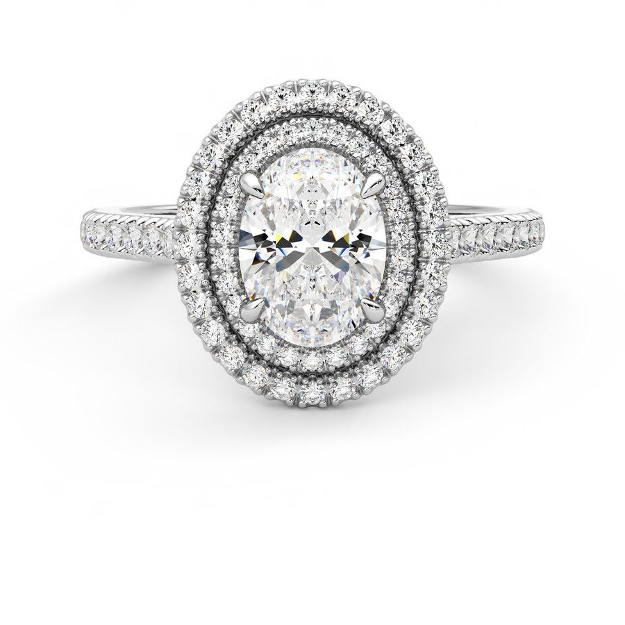 Taylor & Hart Celestial Oval Engagement Ring 2