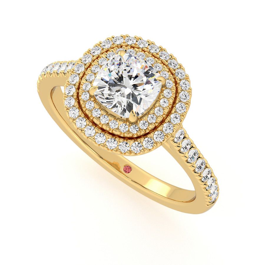 Taylor & Hart Celestial Cushion Engagement Ring 0