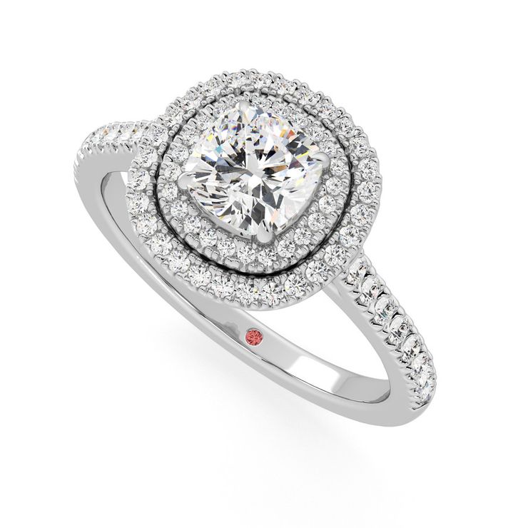 Taylor & Hart Celestial Cushion Engagement Ring 0