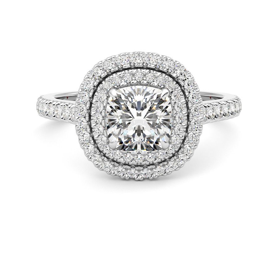 Taylor & Hart Celestial Cushion Engagement Ring 0