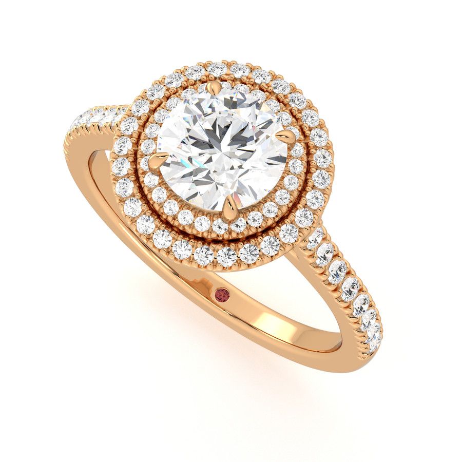 Taylor & Hart Celestial Round Engagement Ring 0