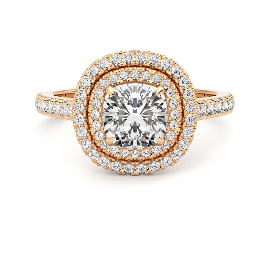 Taylor & Hart Celestial Cushion Engagement Ring 2