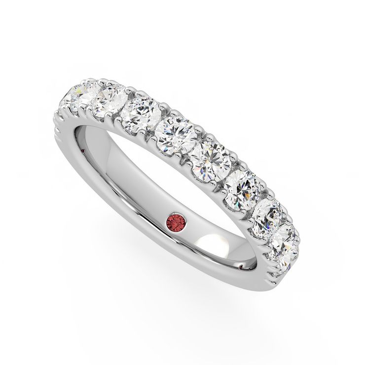 Taylor & Hart Peony Wedding Ring 0