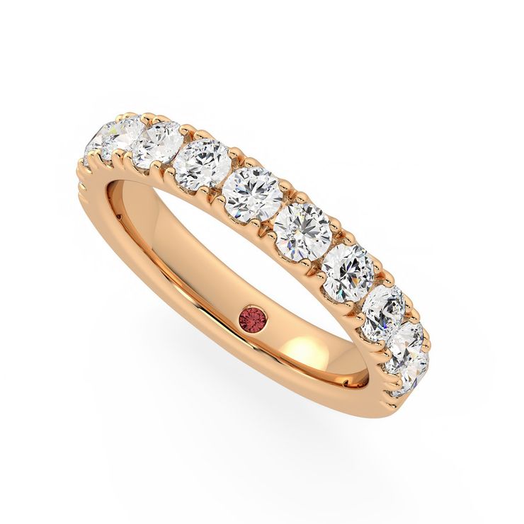 Taylor & Hart Peony Wedding Ring 0