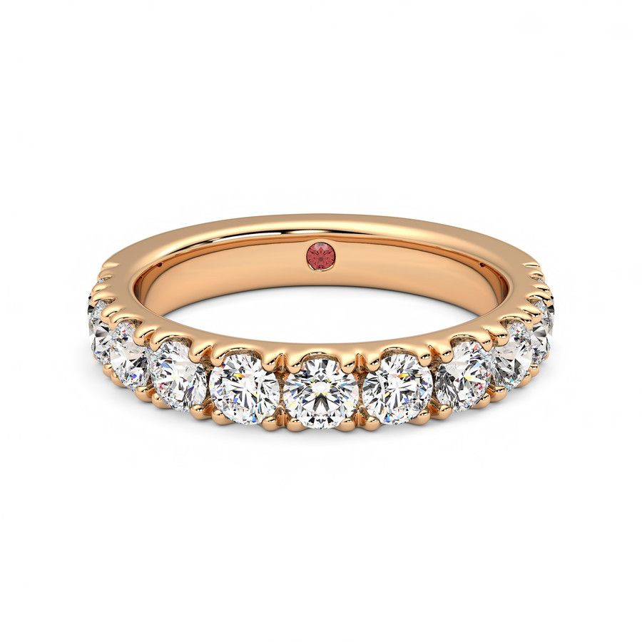 Taylor & Hart Peony Wedding Ring 0