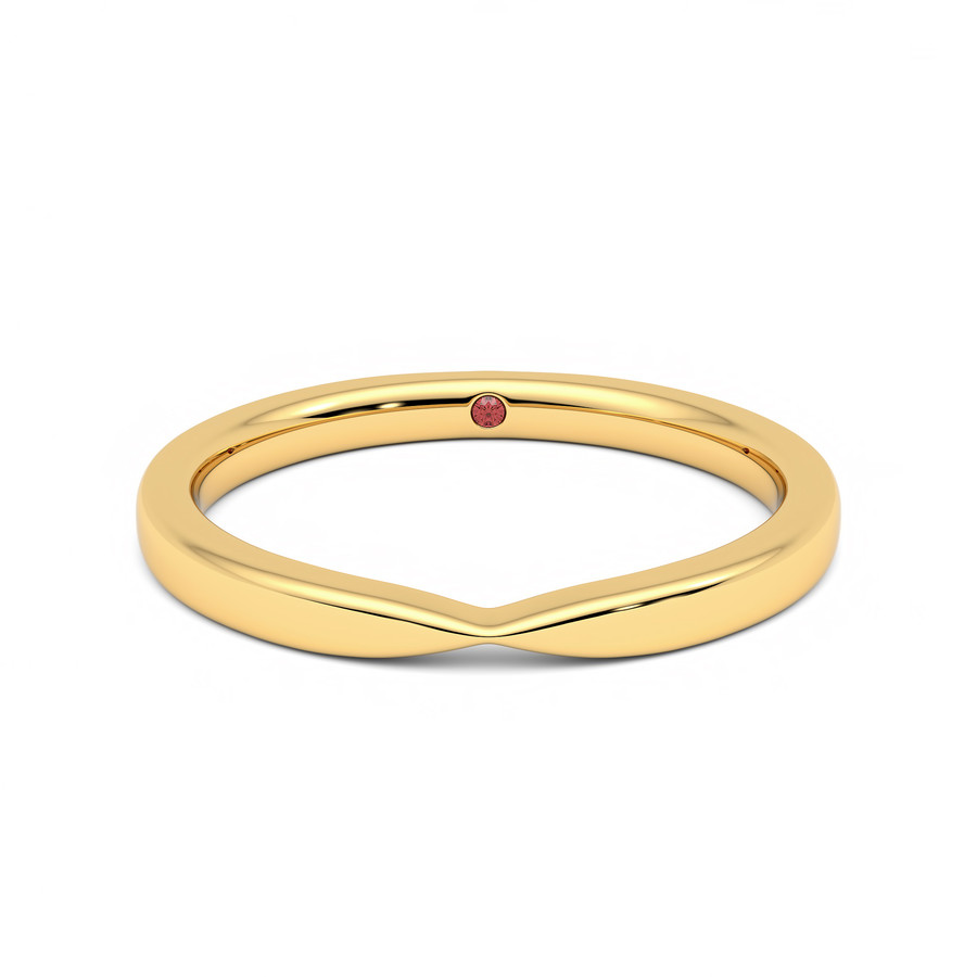 Cartier Paris Contemporary V Shaped Ring In 18Kt Yellow Gold With VS Diamond  | eBay