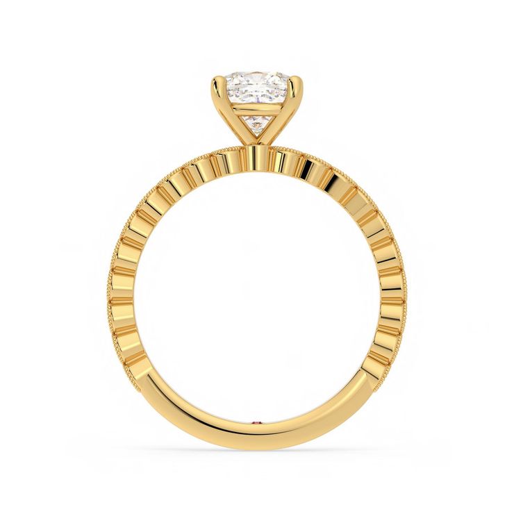 Taylor & Hart Flourish Cushion Engagement Ring 1