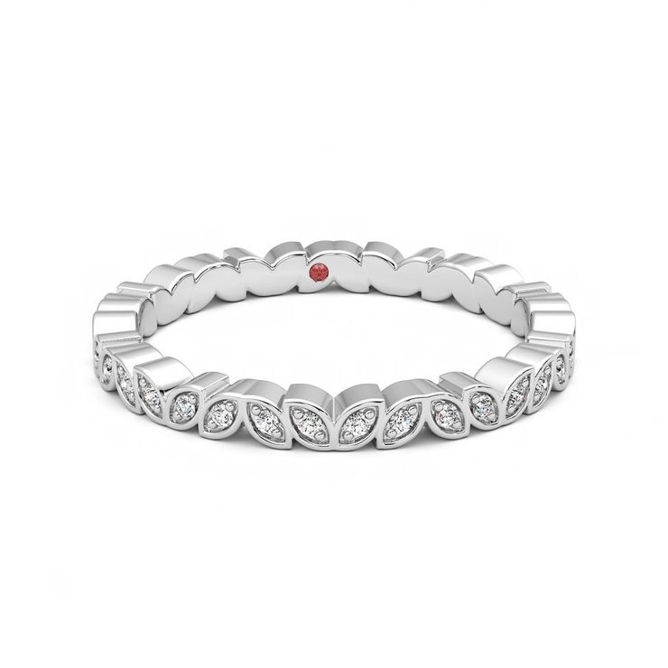 Taylor & Hart Anemone Wedding Ring 0