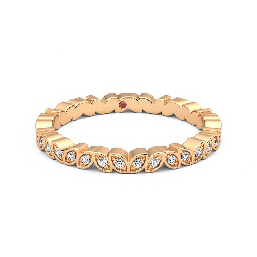 Taylor & Hart Anemone Wedding Ring 0