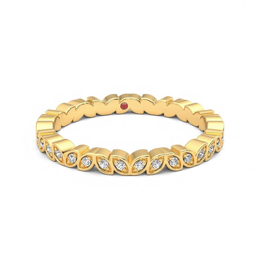 Taylor & Hart Anemone Wedding Ring 0