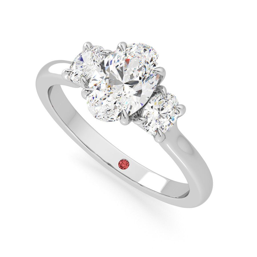 Taylor & Hart Orion Oval Engagement Ring 0