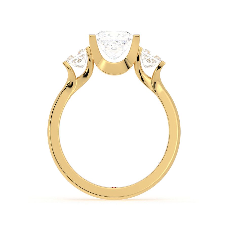 Taylor & Hart Auric Princess Engagement Ring 1