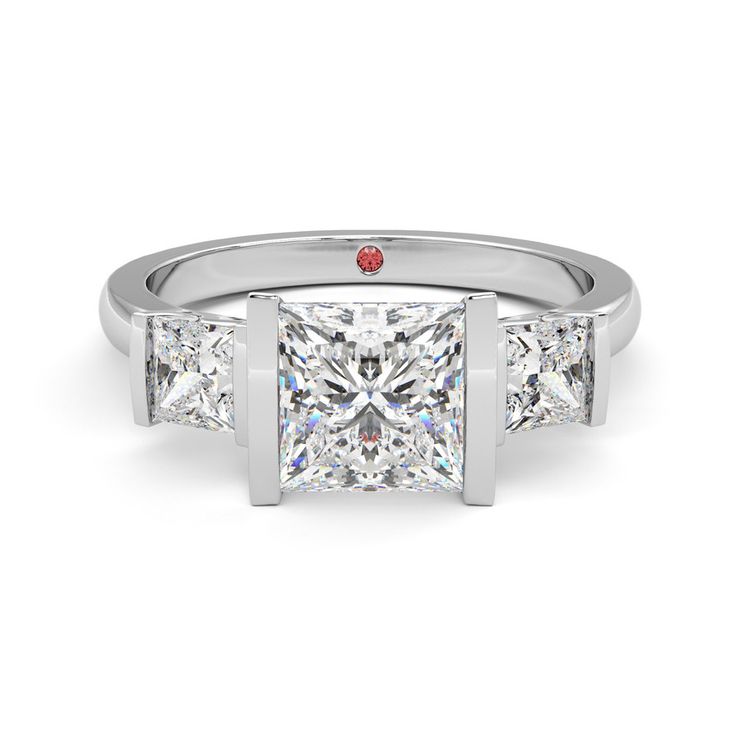 Taylor & Hart Auric Princess Engagement Ring 0