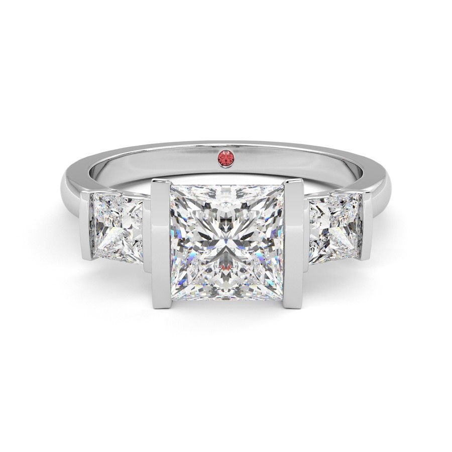 Taylor & Hart Auric Princess Engagement Ring 2