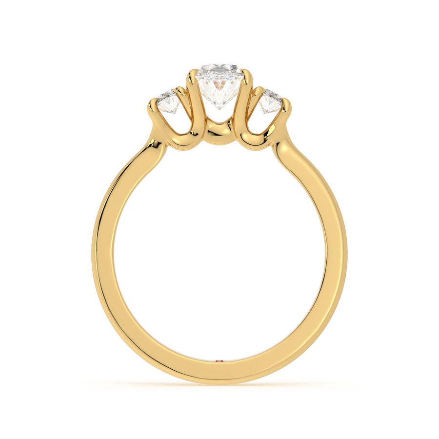 Taylor & Hart Orion Oval Engagement Ring 1