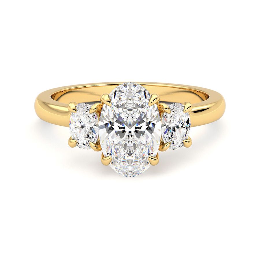 Taylor & Hart Orion Oval Engagement Ring 0