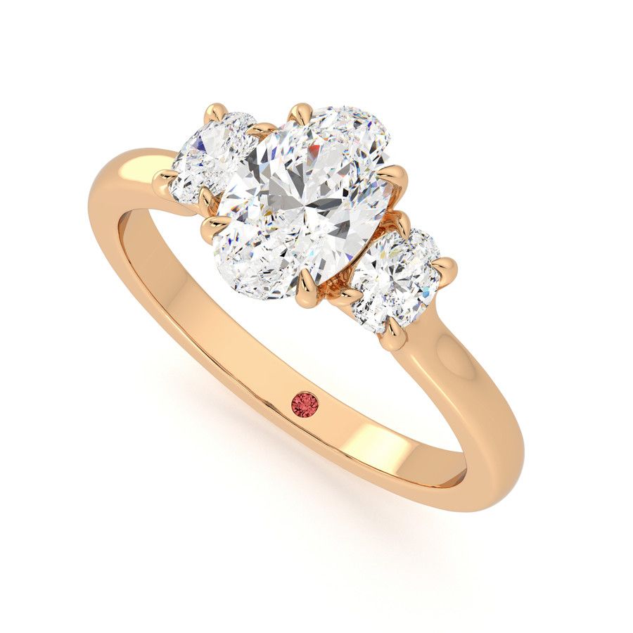 Taylor & Hart Orion Oval Engagement Ring 0