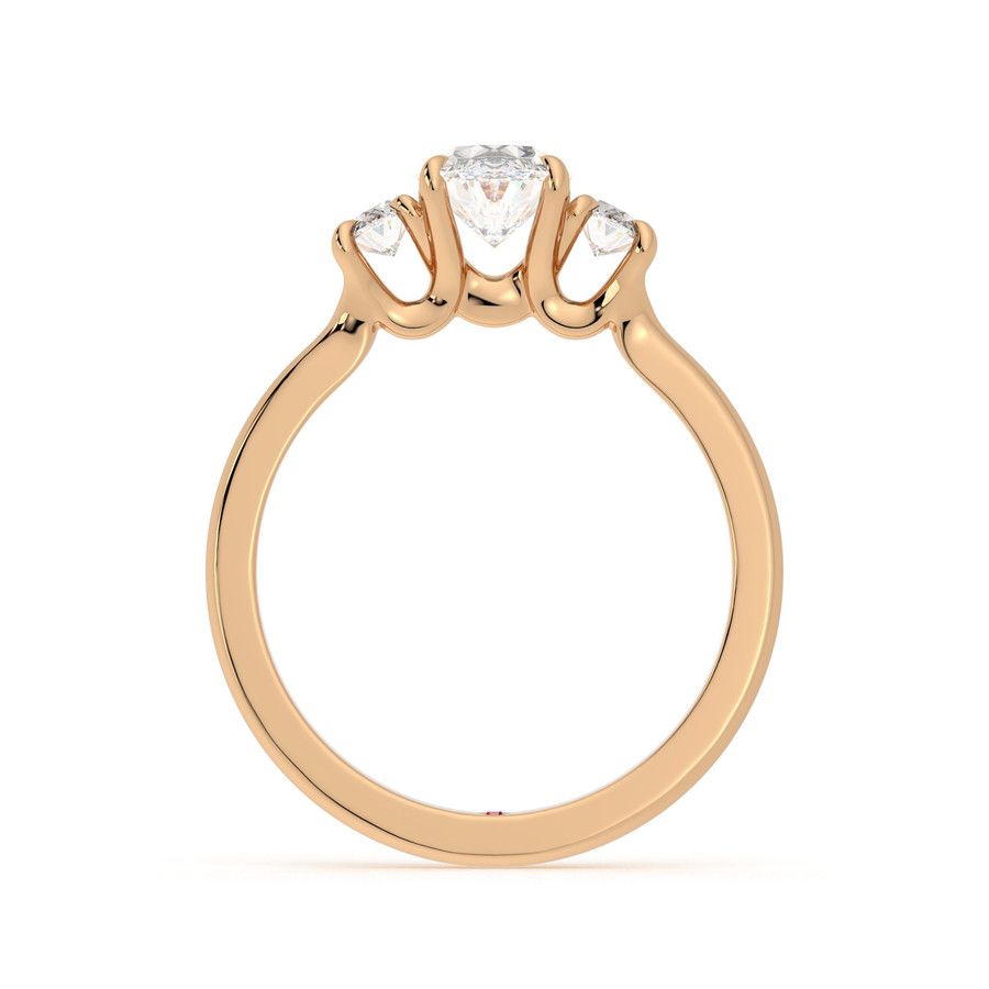 Taylor & Hart Orion Oval Engagement Ring 1